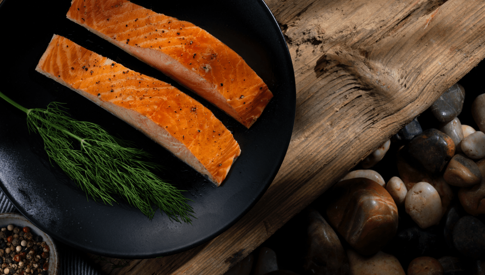 Hot Roasted Smoked Salmon with Cracked Black Pepper - Jaffy's Smokehouse